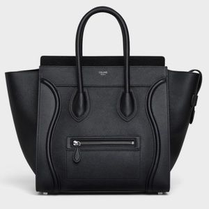 Celine Luggage Tote Black